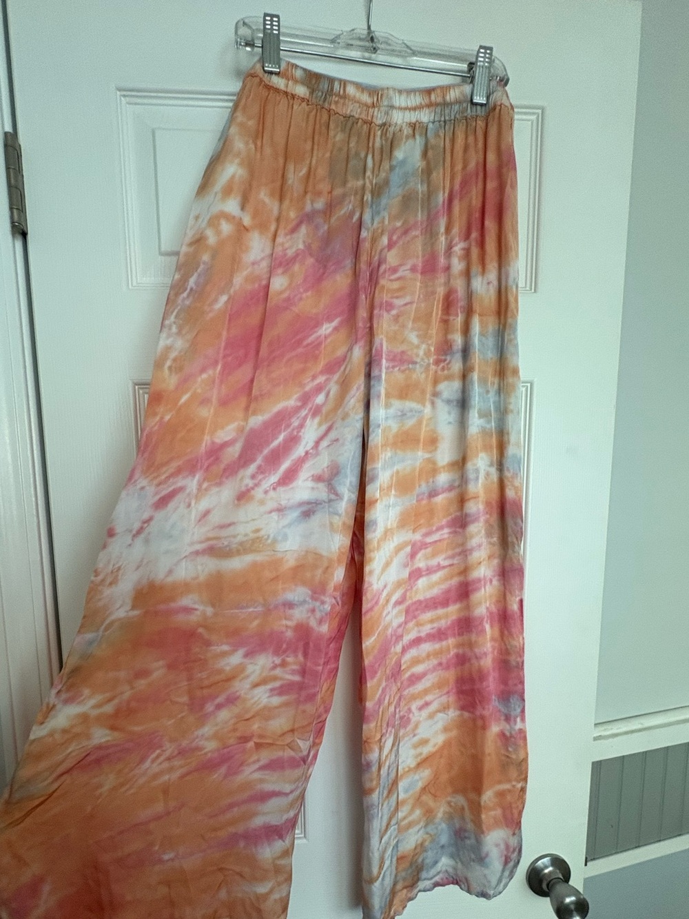 Young Fabulous & Broke Aiko Tie-Dye Wide-Leg Lounge Pants, SMALL - Picture 6 of 7